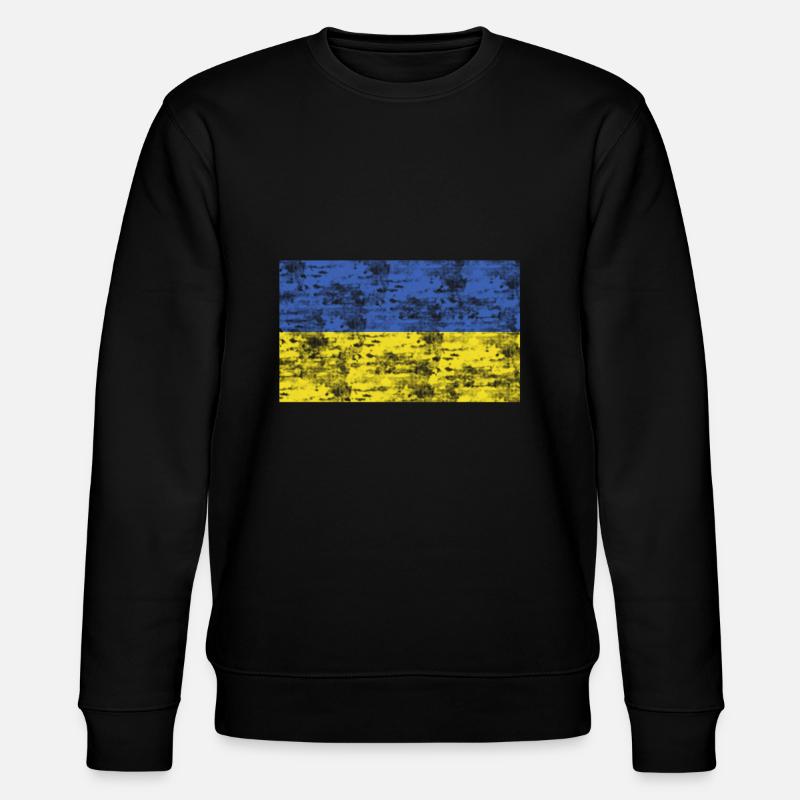 Drapeau de l’Ukraine - Sweat bio CHANGER Stanley/Stella Unisexe - noir