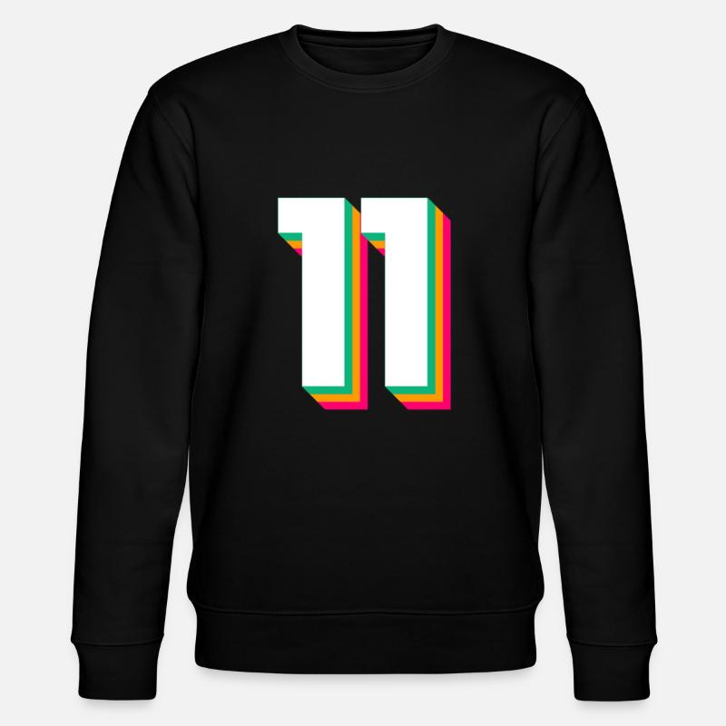 11 - Stanley/Stella CHANGER Unisex Organic Sweatshirt - black