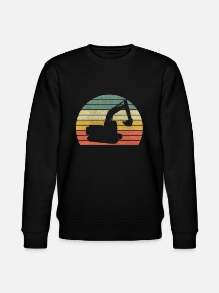 Baggerfahrer Baggern Baggerfahren Bagger - Stanley/Stella Unisex Bio-Sweatshirt CHANGER - Schwarz