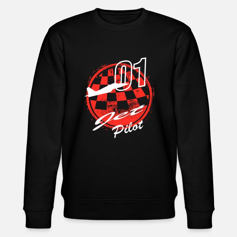 JET PILOT - Sweat bio CHANGER Stanley/Stella Unisexe - noir