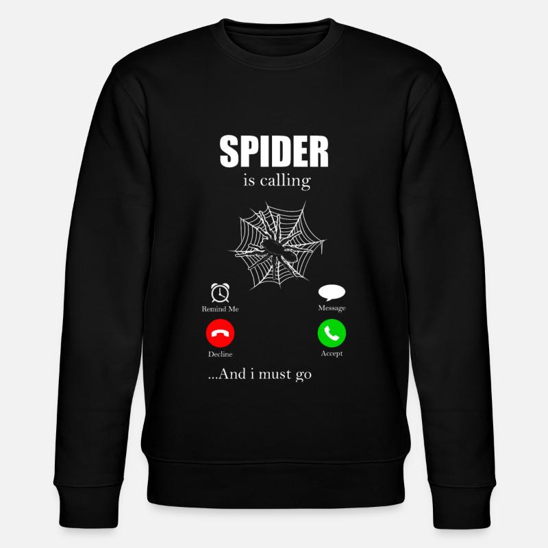 Araignée - Sweat bio CHANGER Stanley/Stella Unisexe - noir