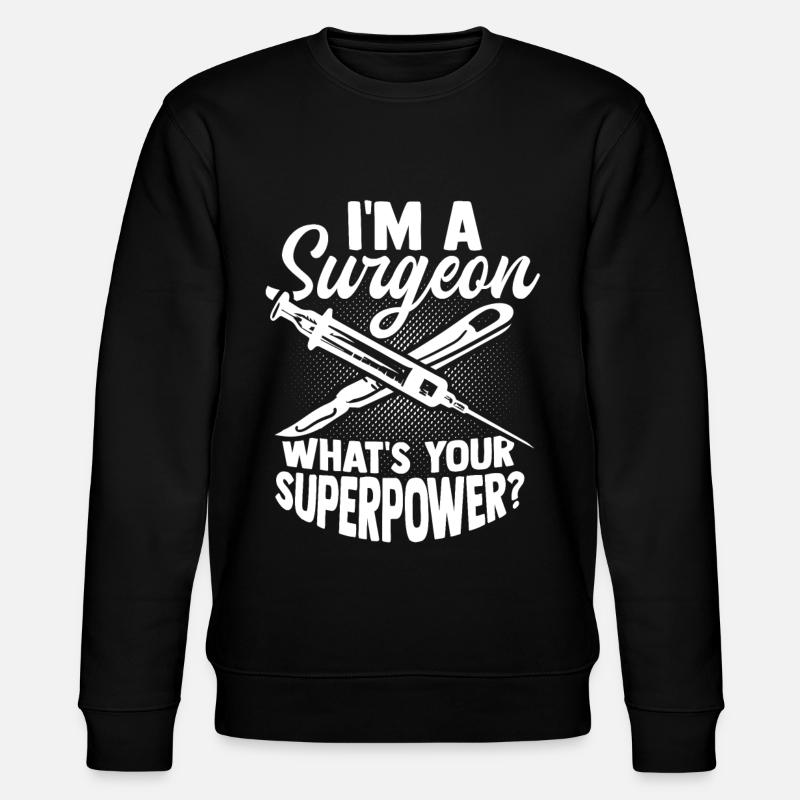 Chirurg - Stanley/Stella Unisex Bio-Sweatshirt CHANGER  - Schwarz