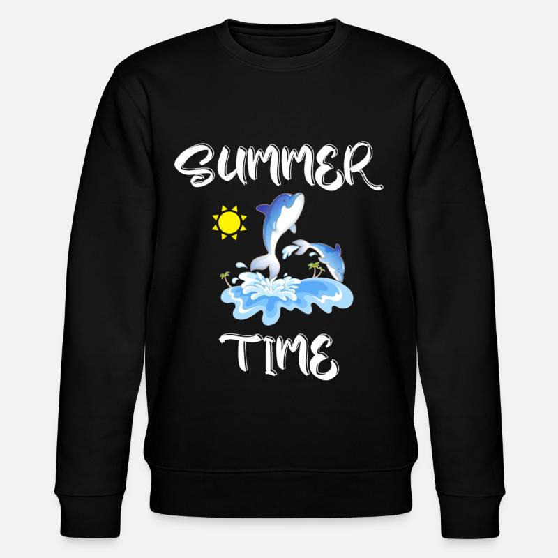 summertime - Stanley/Stella CHANGER Unisex Organic Sweatshirt - black