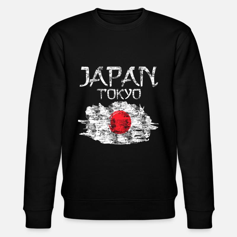 Drapeau du Japon - Sweat bio CHANGER Stanley/Stella Unisexe - noir