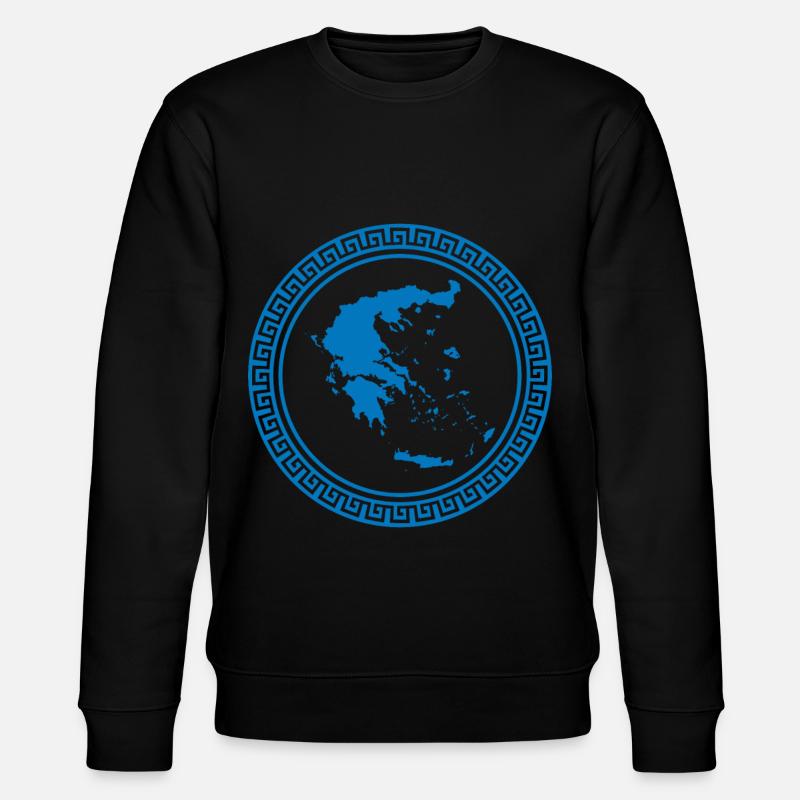 Griechenland - Stanley/Stella Unisex Bio-Sweatshirt CHANGER  - Schwarz