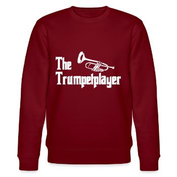 Trompete - Stanley/Stella Unisex Bio-Sweatshirt CHANGER  - Burgunderrot - Vorne - Nik (191cm) & Marisol (170cm)