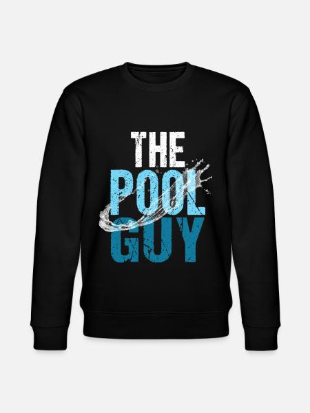 Pool pool boy swimming - Stanley/Stella CHANGER Unisex Organic Sweatshirt - black