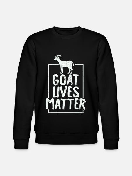 Goat Lives Matter - Sweat bio CHANGER Stanley/Stella Unisexe - noir