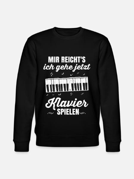 Klavier - Stanley/Stella Unisex Bio-Sweatshirt CHANGER - Schwarz