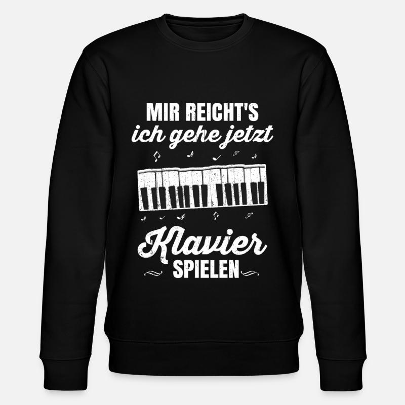 Klavier - Stanley/Stella Unisex Bio-Sweatshirt CHANGER  - Schwarz