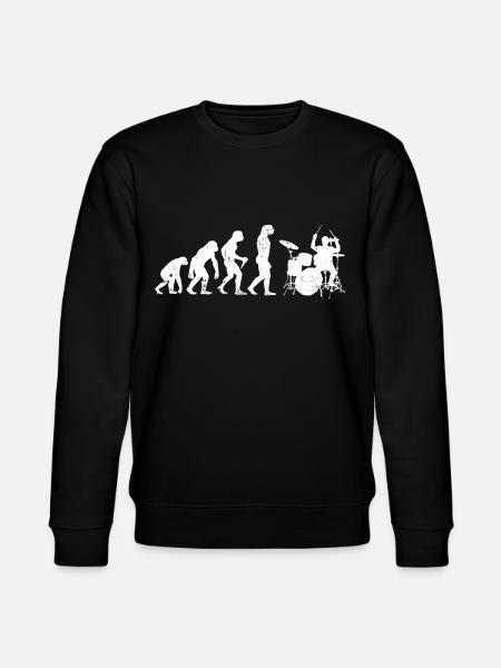 Drums Development Drummer Drummer Tromml - Stanley/Stella CHANGER Unisex Organic Sweatshirt - black