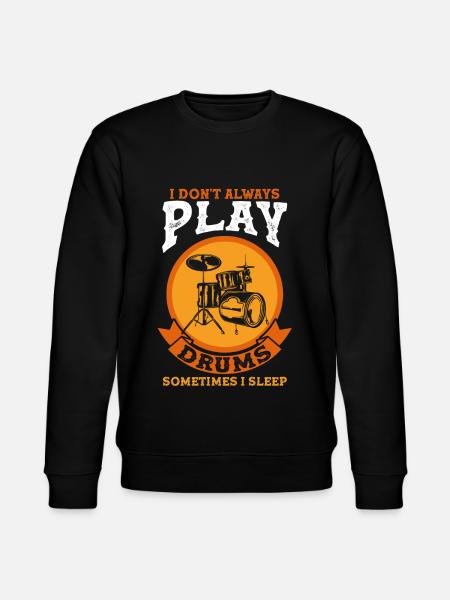 Schlagzeug Schlagzeuger Drumset Drummer - Stanley/Stella CHANGER Unisex Organic Sweatshirt - black