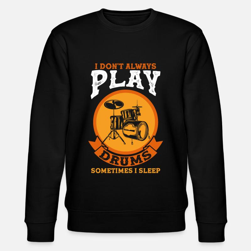Schlagzeug Schlagzeuger Drumset Drummer - Stanley/Stella Unisex Bio-Sweatshirt CHANGER  - Schwarz