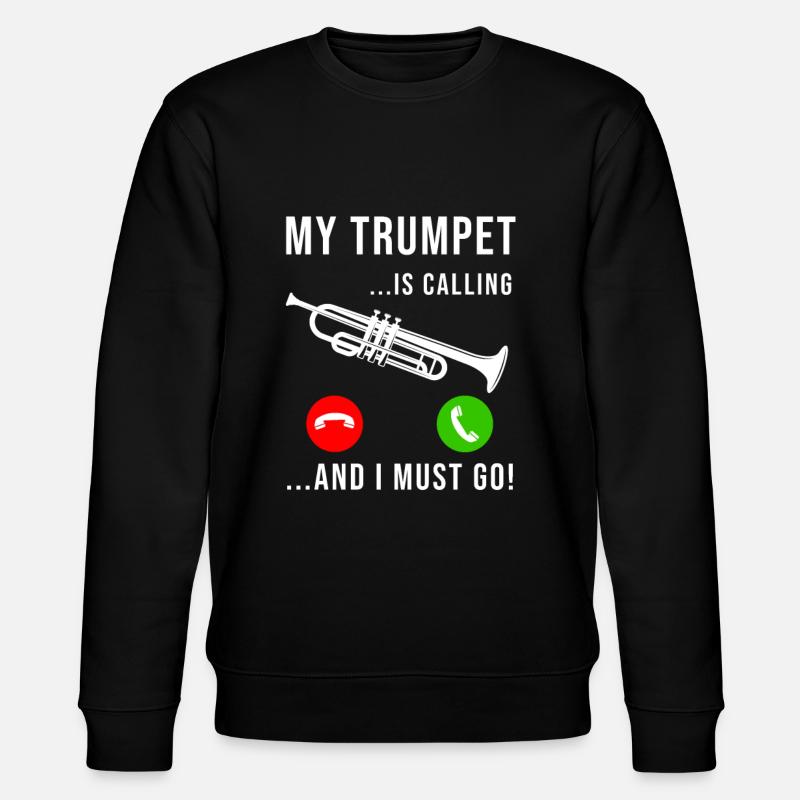 Trompette trompette trompette trompette - Sweat bio CHANGER Stanley/Stella Unisexe - noir
