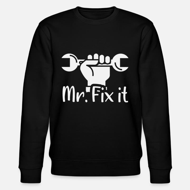 Mr. Fix It - Stanley/Stella CHANGER Unisex Organic Sweatshirt - black