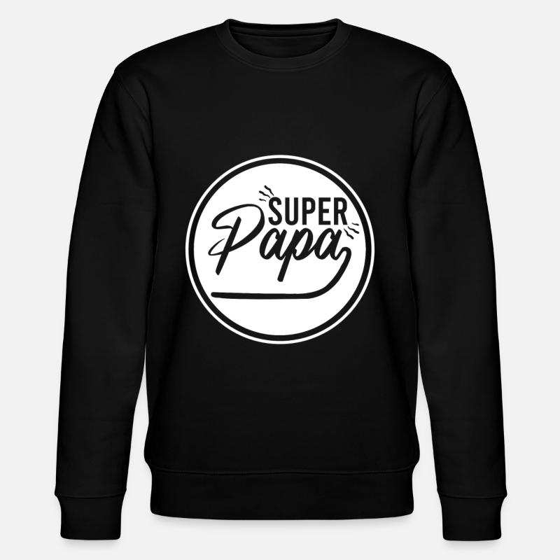 superpapa - Sweat bio CHANGER Stanley/Stella Unisexe - noir