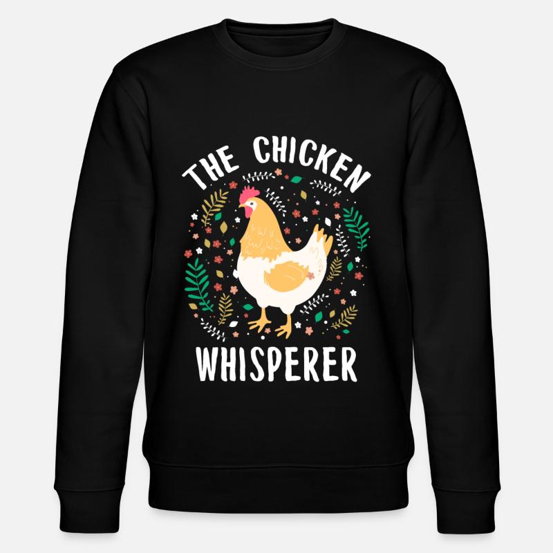 Huhn - Stanley/Stella Unisex Bio-Sweatshirt CHANGER  - Schwarz