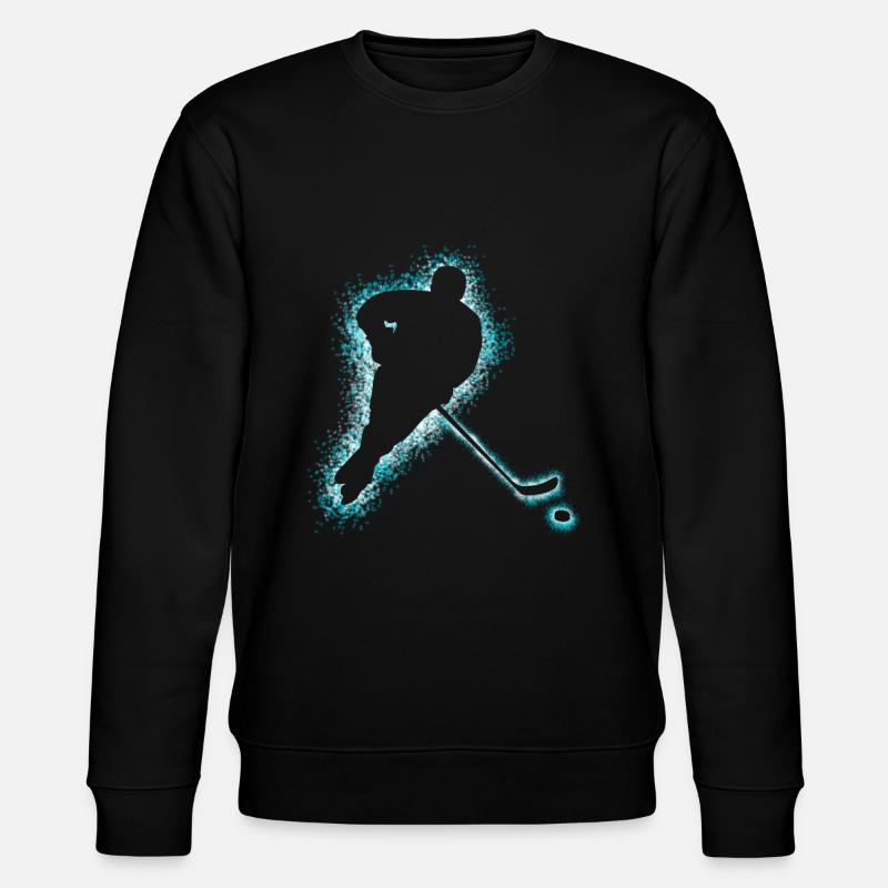 Eishockey - Stanley/Stella Unisex Bio-Sweatshirt CHANGER  - Schwarz