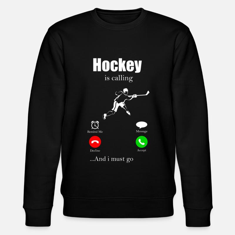 Hockey - Stanley/Stella Unisex Bio-Sweatshirt CHANGER  - Schwarz