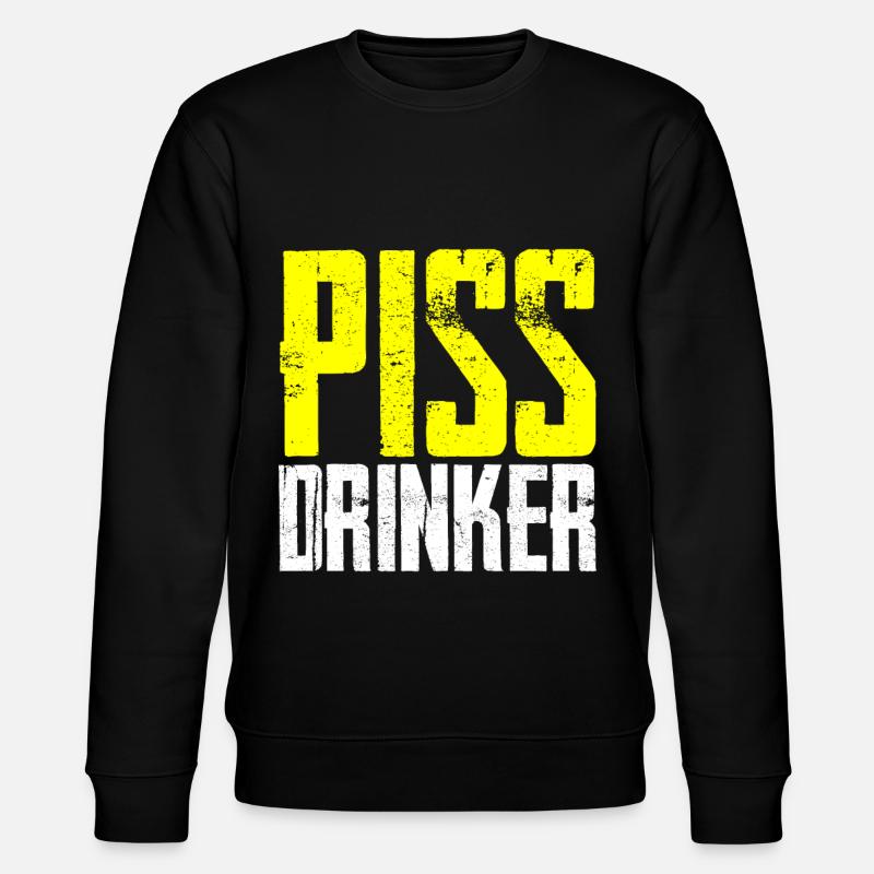 Piss Drinker 4 - Stanley/Stella CHANGER Unisex Organic Sweatshirt - black