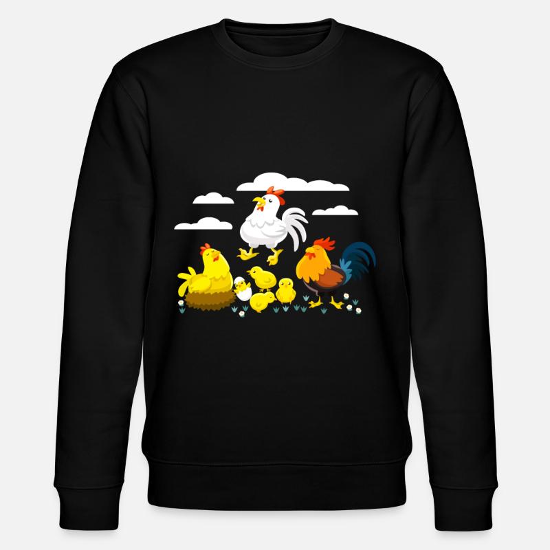 Poulet - Sweat bio CHANGER Stanley/Stella Unisexe - noir