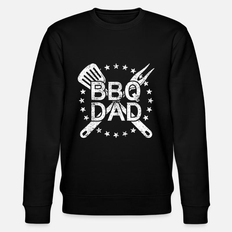 Cadeau de maître barbecue papa - Sweat bio CHANGER Stanley/Stella Unisexe - noir