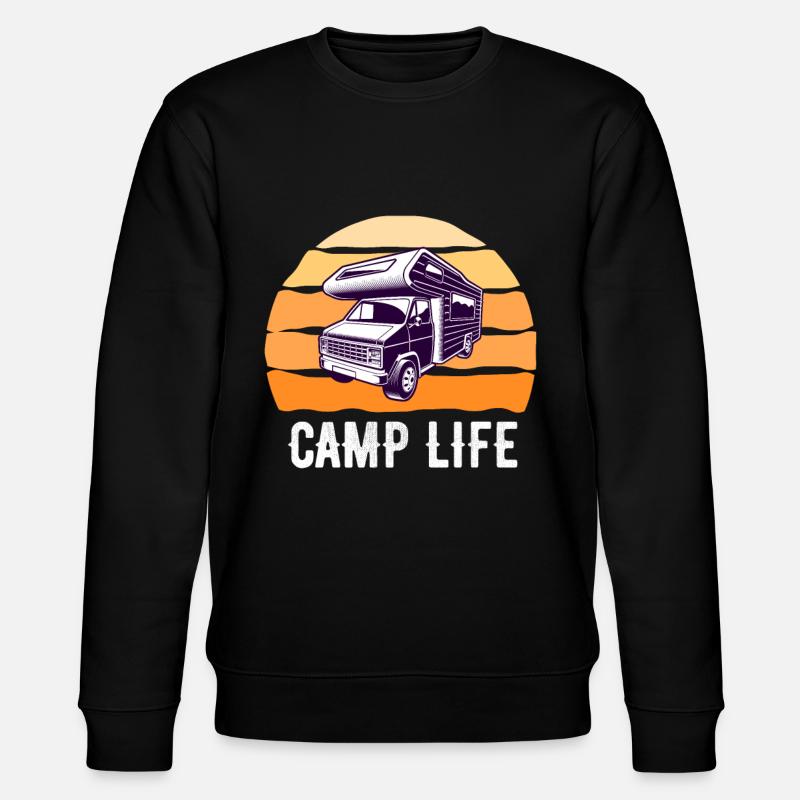 Camp Leben - Sweat bio CHANGER Stanley/Stella Unisexe - noir