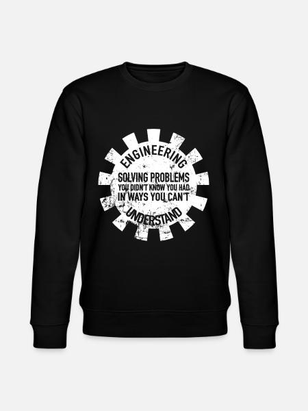 Gear Engineer Technician Engineering Engineer - Stanley/Stella CHANGER Unisex Organic Sweatshirt - black