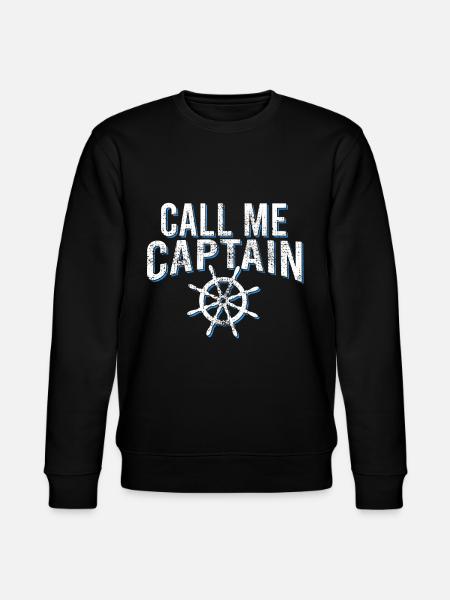 captain - Stanley/Stella CHANGER Unisex Organic Sweatshirt - black