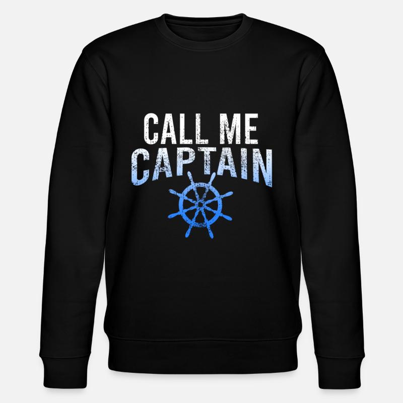 captain - Stanley/Stella CHANGER Unisex Organic Sweatshirt - black