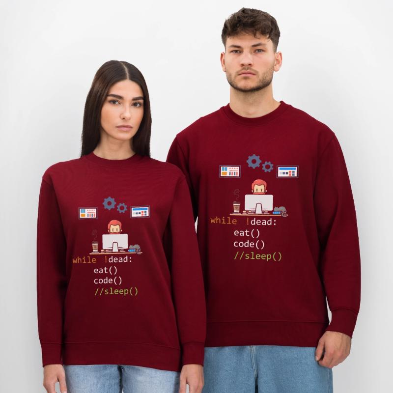Dead Eat Code Sleep Funny Programming Computer Pro Sweat bio CHANGER Stanley/Stella Unisexe