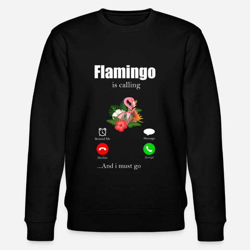 Flamingo - Sweat bio CHANGER Stanley/Stella Unisexe - noir