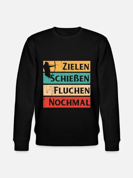 Bogenschießen - Stanley/Stella Unisex Bio-Sweatshirt CHANGER - Schwarz