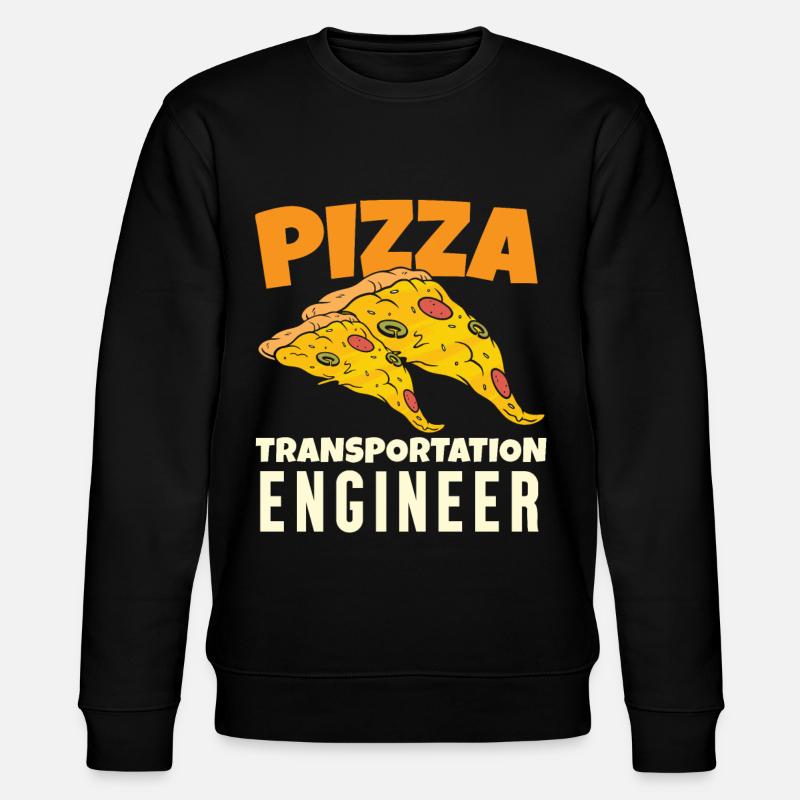 Pizza Transport Engineer - Stanley/Stella Unisex Bio-Sweatshirt CHANGER  - Schwarz