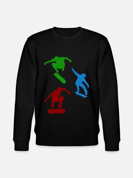 Skate skater - Sweat bio CHANGER Stanley/Stella Unisexe - noir