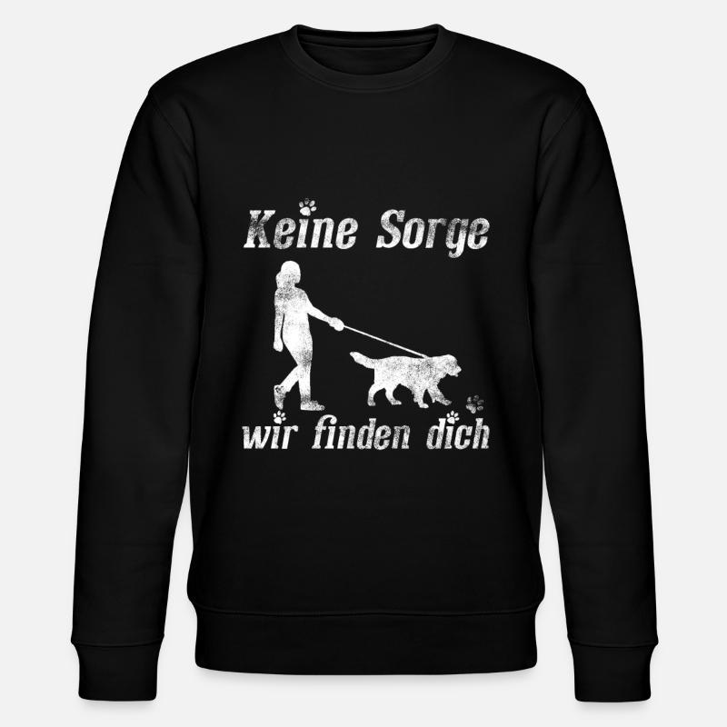 Mantrailing - Stanley/Stella Unisex Bio-Sweatshirt CHANGER  - Schwarz
