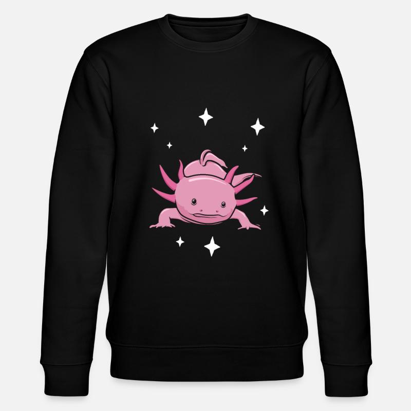 axolotl - Stanley/Stella CHANGER Unisex Organic Sweatshirt - black