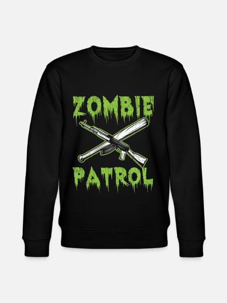 Zombie Patrolie - Stanley/Stella CHANGER Unisex Organic Sweatshirt - black