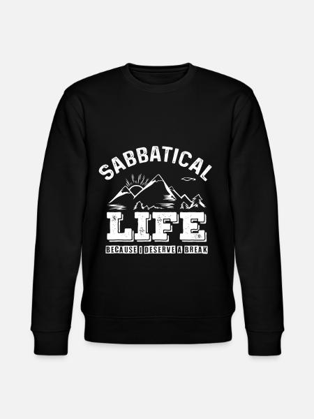 Sabbatical Life Abschlussparty Geschenk - Stanley/Stella Unisex Bio-Sweatshirt CHANGER  - Schwarz