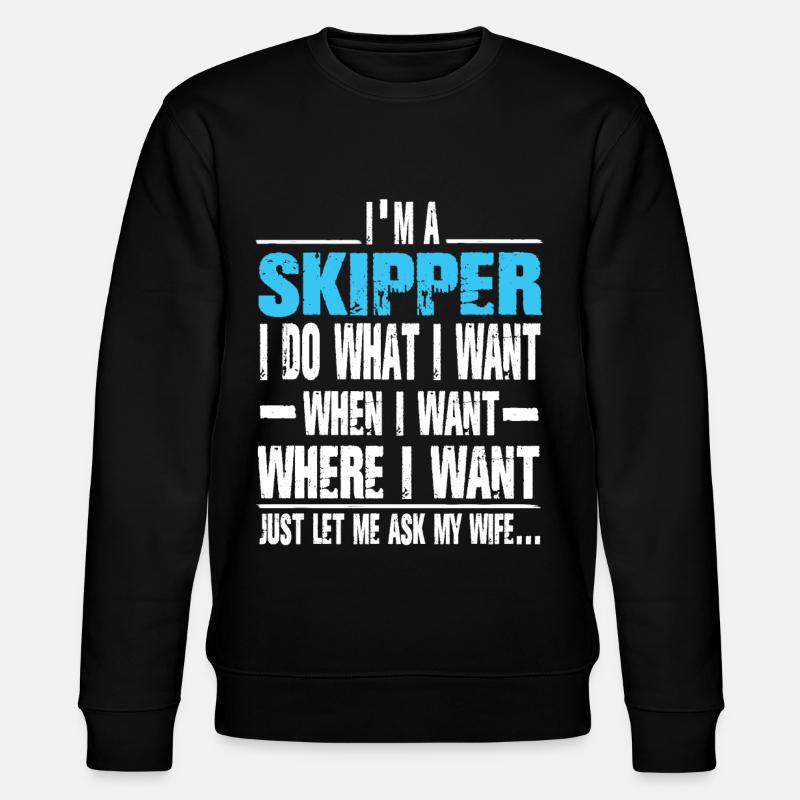 Skipper - Sweat bio CHANGER Stanley/Stella Unisexe - noir