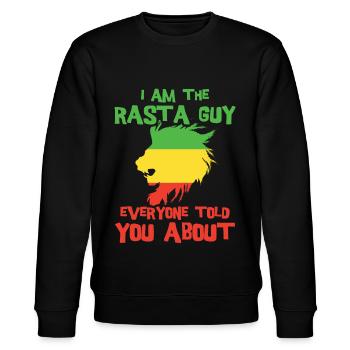 Rastafari Rasta Reggae Jah cadeau Judah Marley - Sweat bio CHANGER Stanley/Stella Unisexe - noir - Devant - Nik (191cm) & Marisol (170cm)