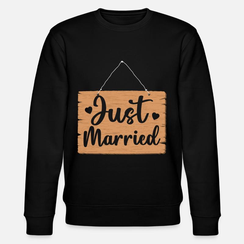 Just Married Schild - Sweat bio CHANGER Stanley/Stella Unisexe - noir