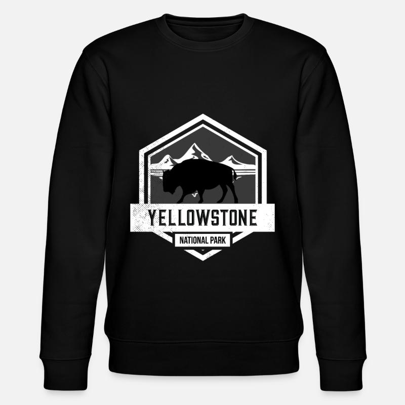 Parc national de Yellowstone Bison - Sweat bio CHANGER Stanley/Stella Unisexe - noir