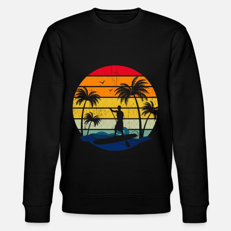 Stand Up Paddle - Stanley/Stella Unisex Bio-Sweatshirt CHANGER  - Schwarz