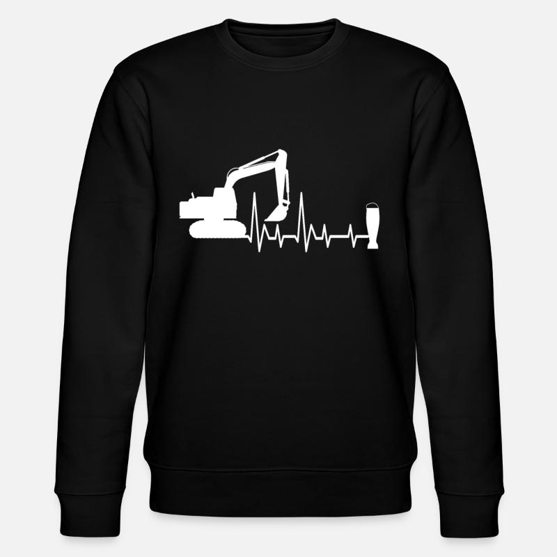 Pelles et bières - Sweat bio CHANGER Stanley/Stella Unisexe - noir