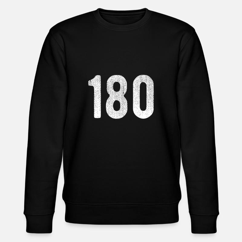 180s Darts - Stanley/Stella CHANGER Unisex Organic Sweatshirt - black