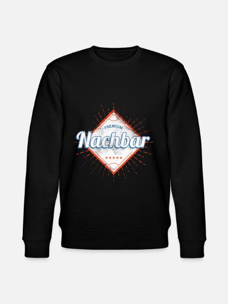Premium Nachbar - Stanley/Stella Unisex Bio-Sweatshirt CHANGER  - Schwarz
