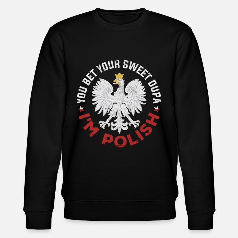 Drapeau polonais Polska - Sweat bio CHANGER Stanley/Stella Unisexe - noir