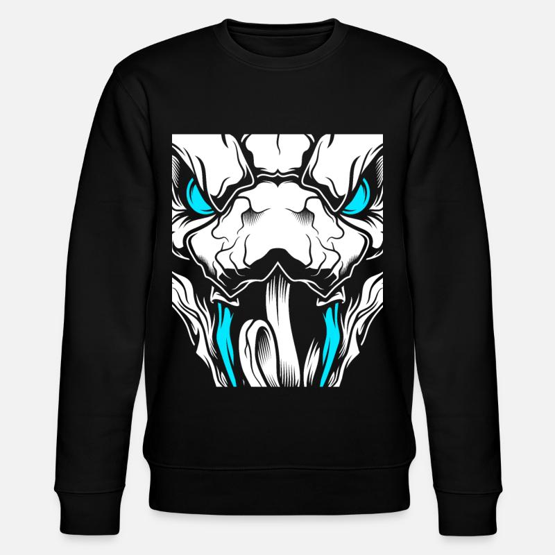 Skull serpent Halloween - Sweat bio CHANGER Stanley/Stella Unisexe - noir