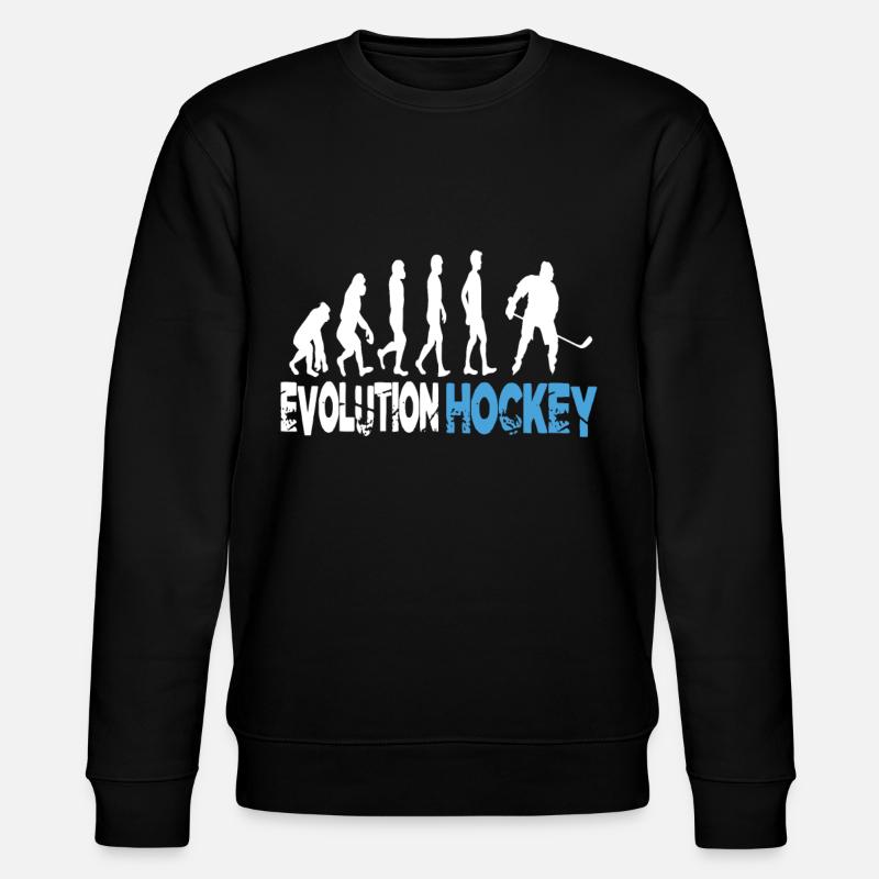 Evolution Hockey - Stanley/Stella Unisex Bio-Sweatshirt CHANGER  - Schwarz